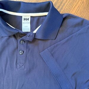 Helly Hansen Men's Classic Blue Polo. Size large